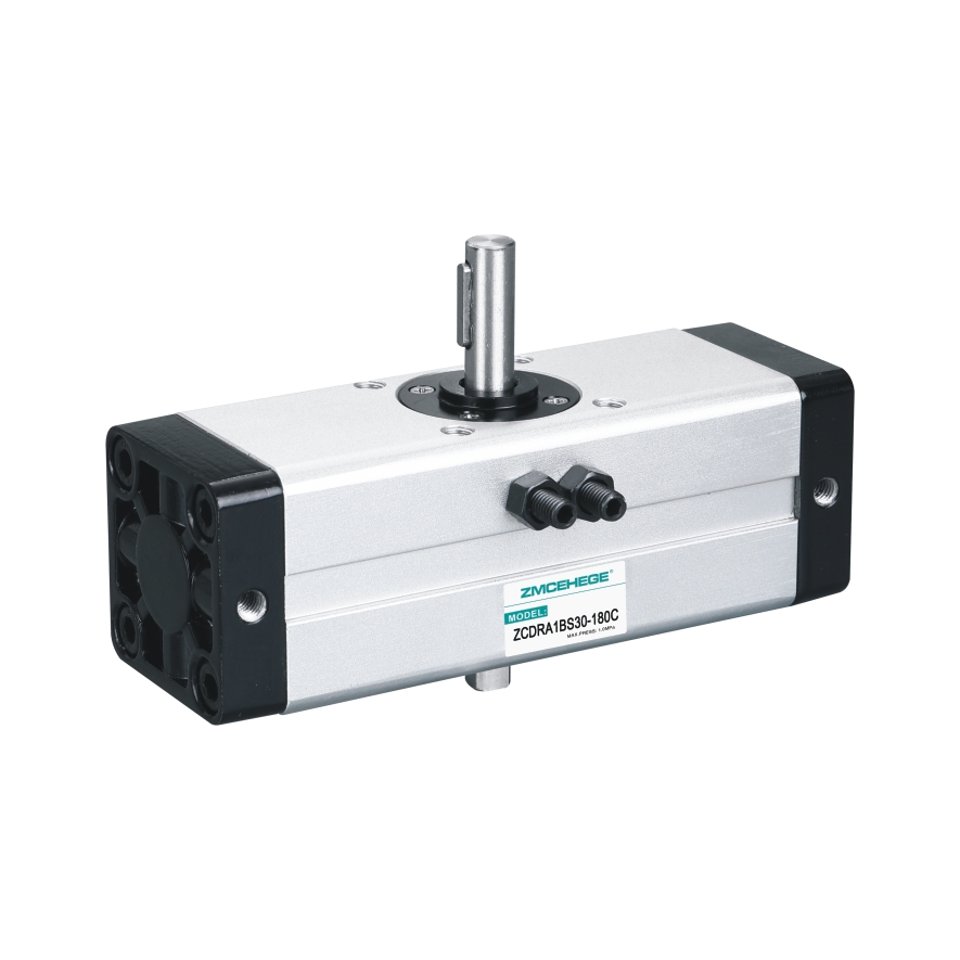 齿轮齿条式摆动气缸